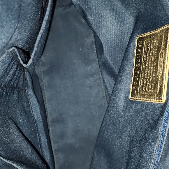 Coach Womens Poppy Ltd Edition New York Shoulder Bag Preowned - Picture 10 of 11